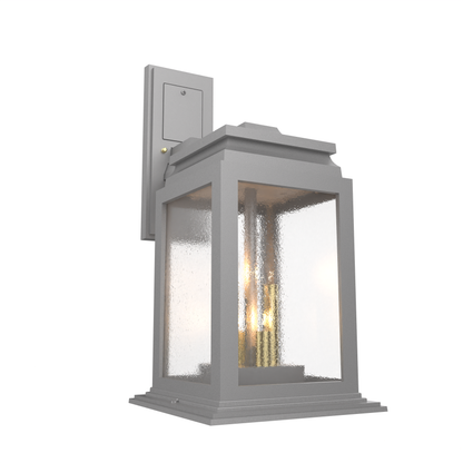 Serie 65e - Luminaire mural extérieur montage vers le bas fond ouvert format moyen - 26701