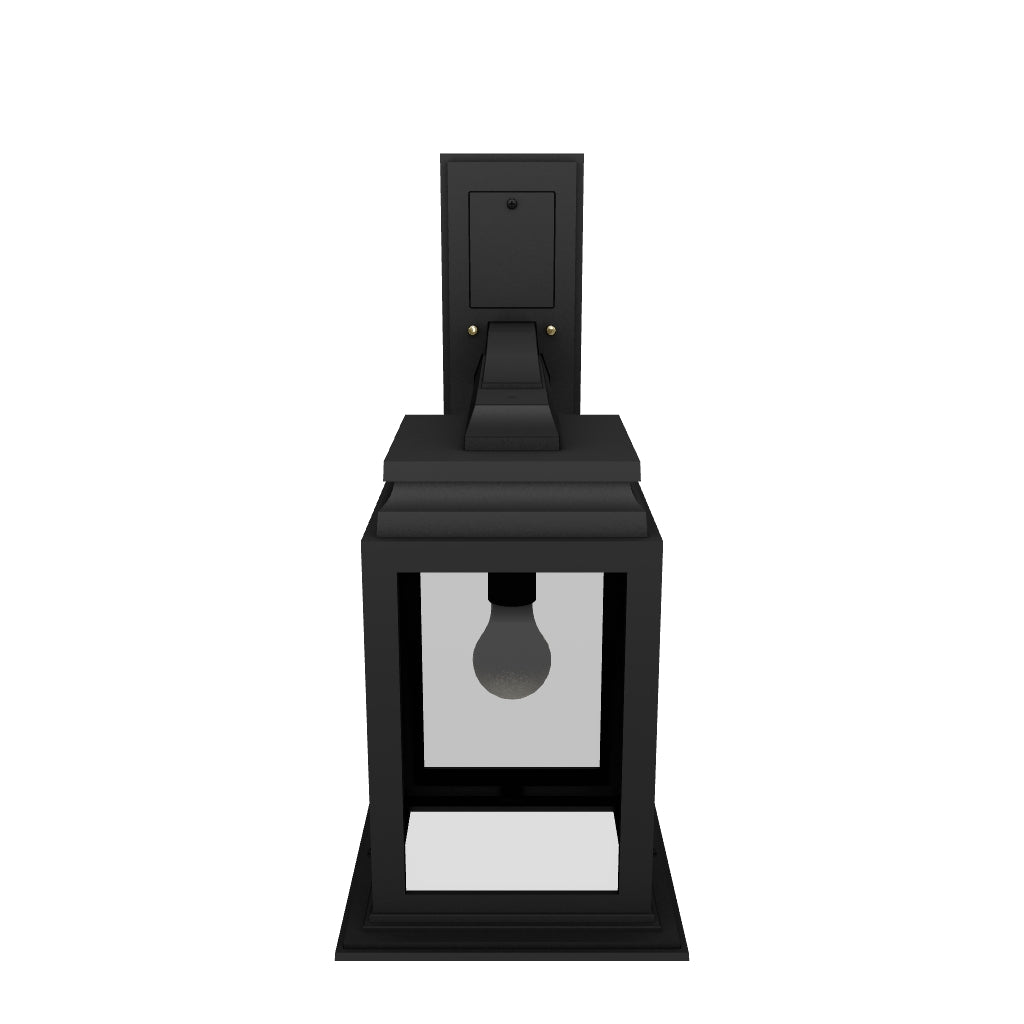 Serie 65e - Luminaire mural extérieur montage vers le bas fond ouvert format moyen - 26701