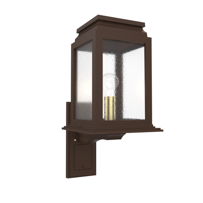 Serie 65e - Luminaire mural extérieur montage vers le haut format moyen - 26702