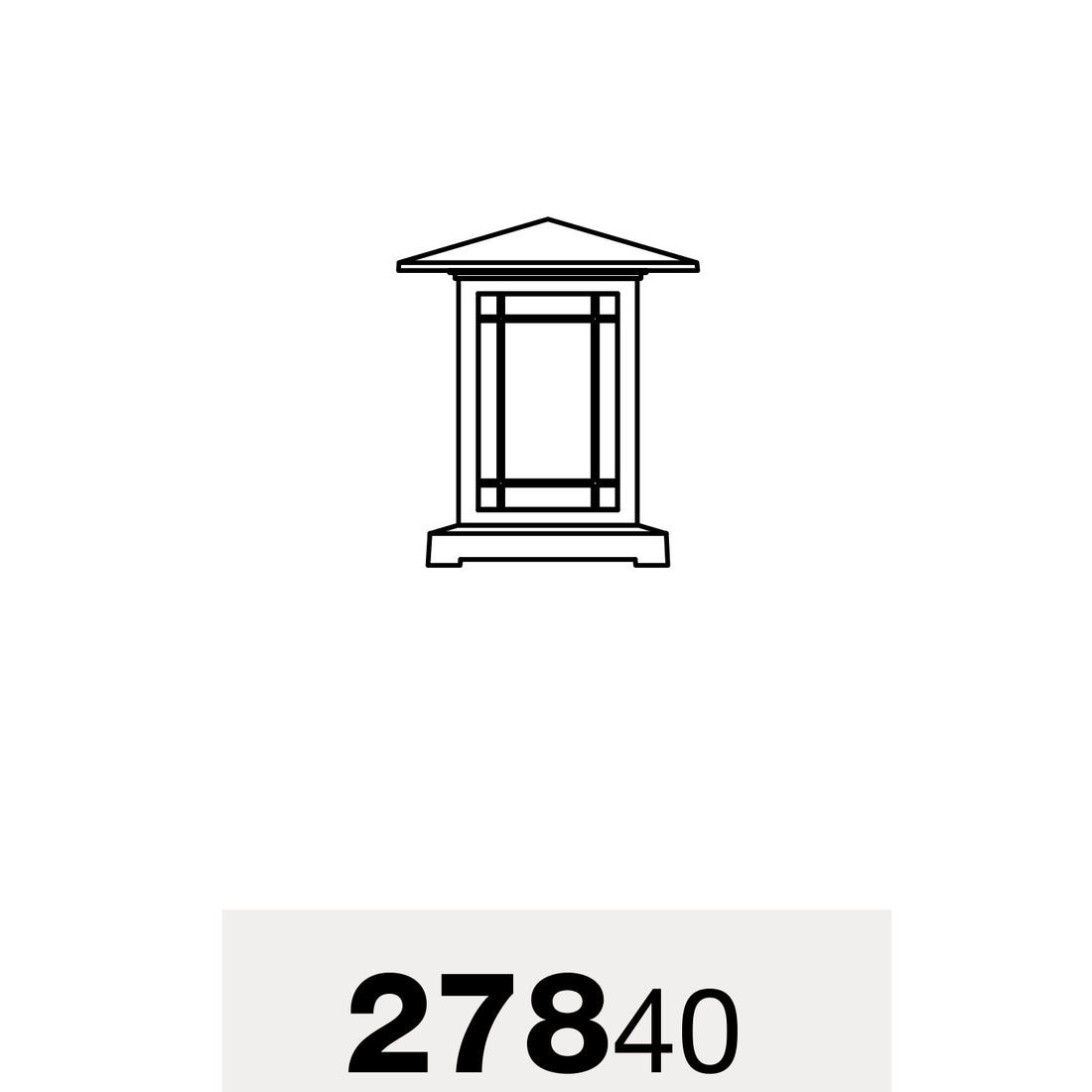 Arlington - Montage sur piédestal format moyen - 27840