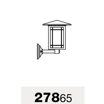 Arlington - Luminaire mural extérieur montage vers le haut format moyen - 27865