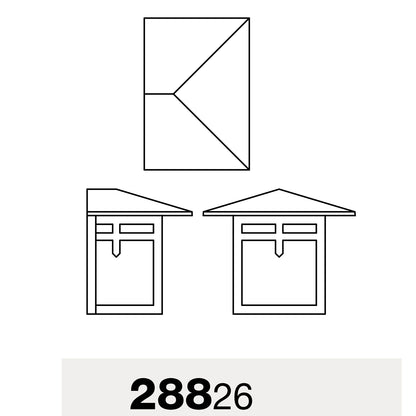 Glasgow - Demi-murale fond ouvert format moyen - 28826