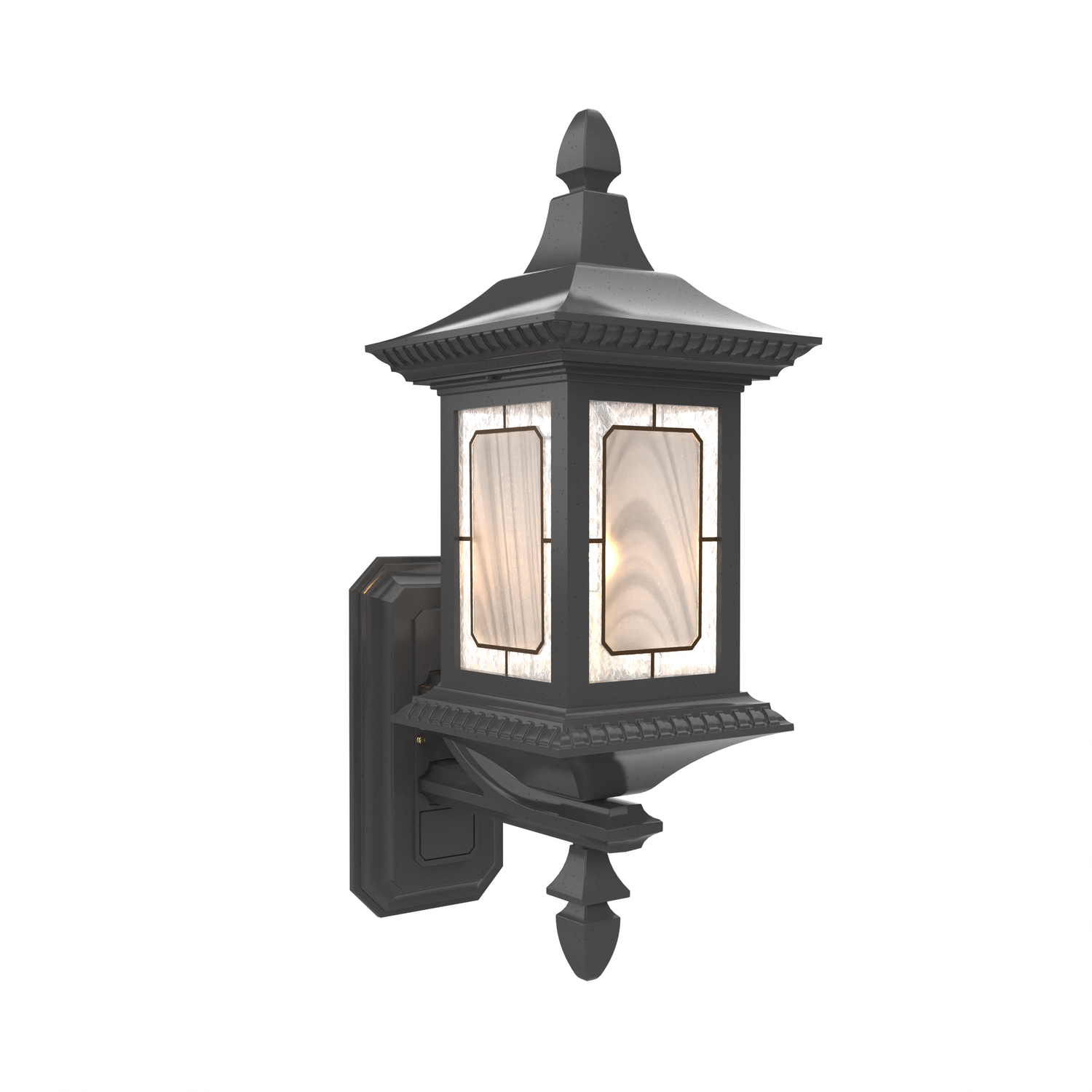 Salzburg - Wall mounted top with tall finial - 30813