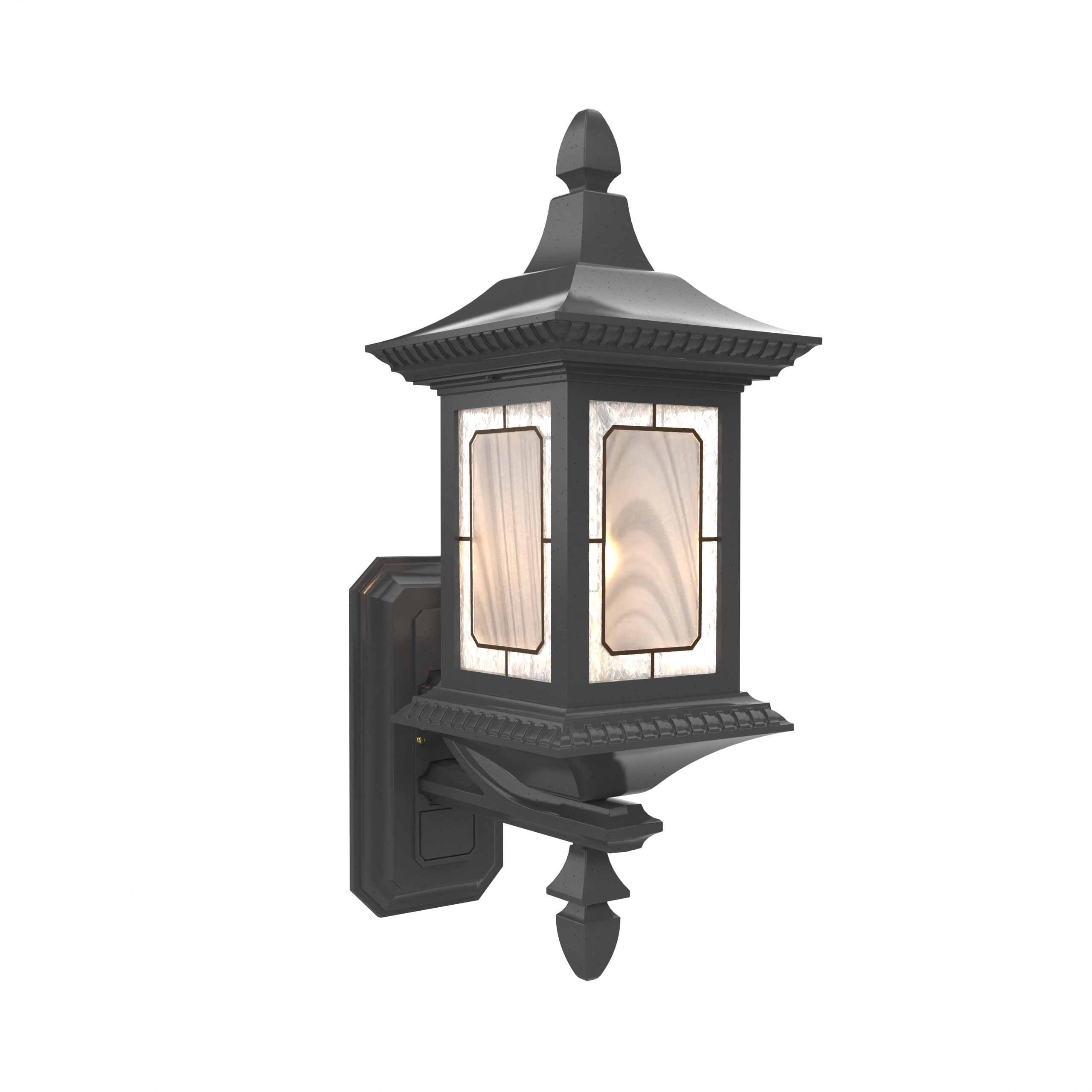 Salzburg - Wall mounted top with tall finial - 30813