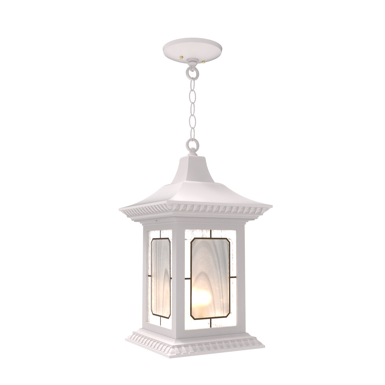 Salzburg - Ceiling mounting with chain open bottom large format - 30850
