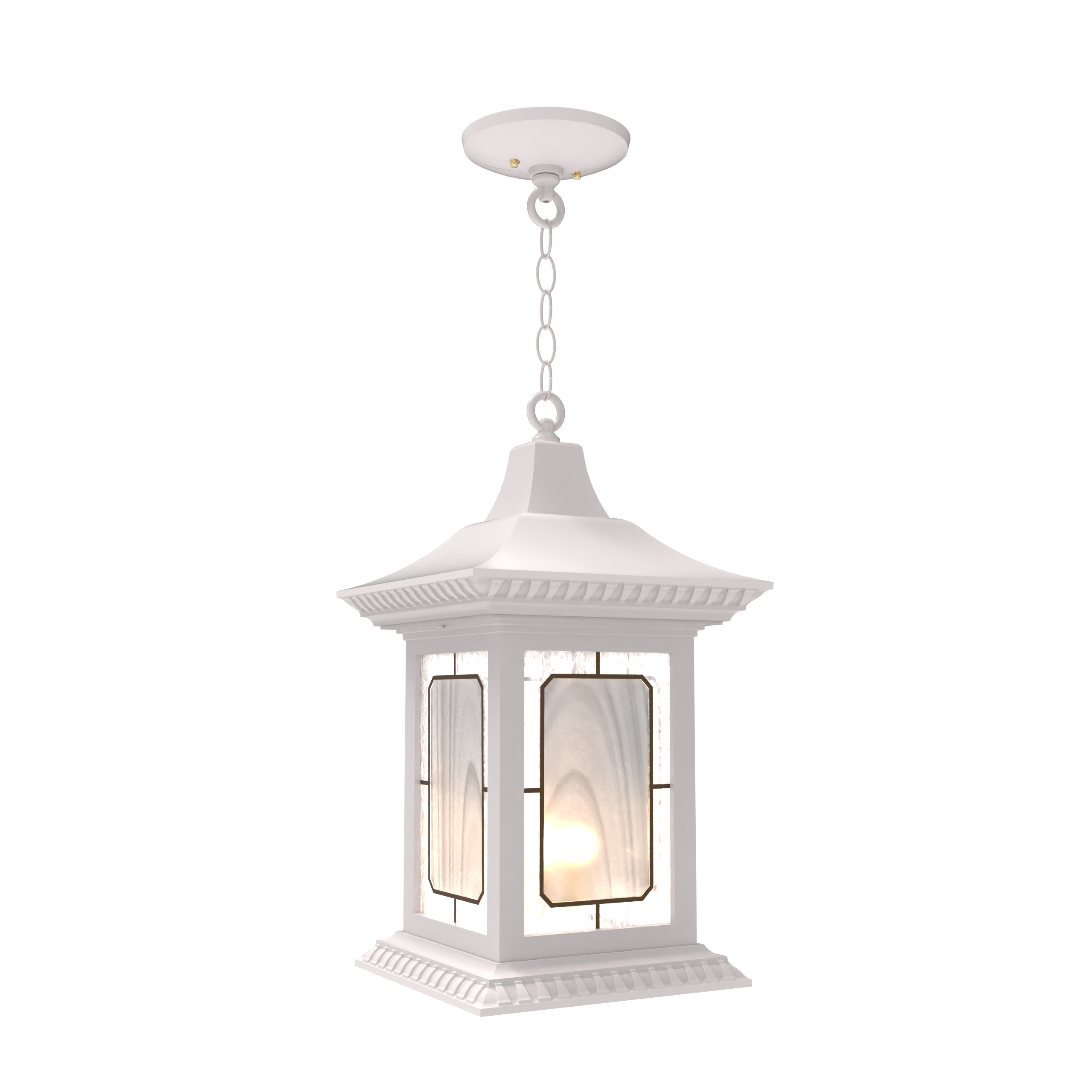 Salzburg - Ceiling mounting with chain open bottom large format - 30850