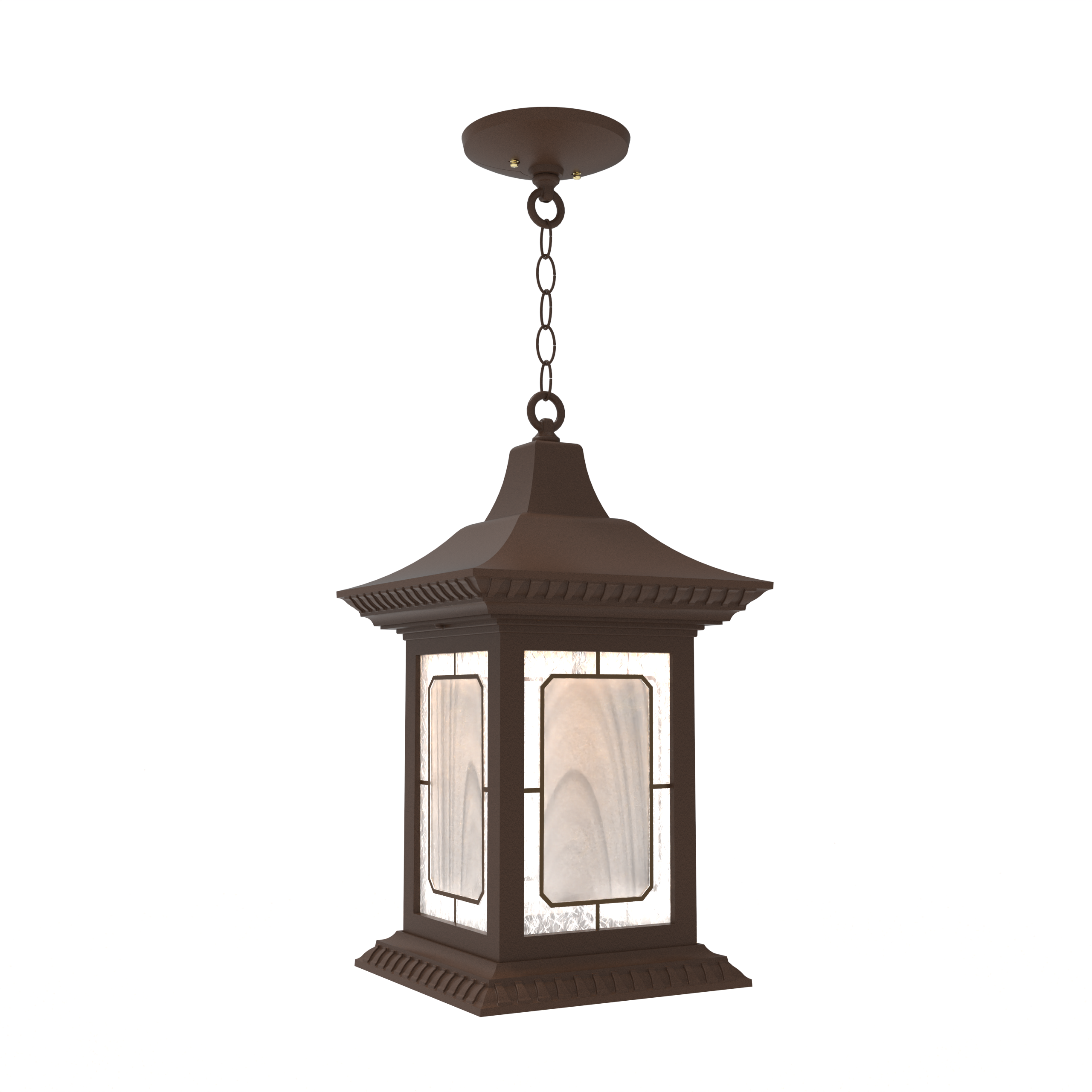 Salzburg - Ceiling mounting with chain open bottom large format - 30850