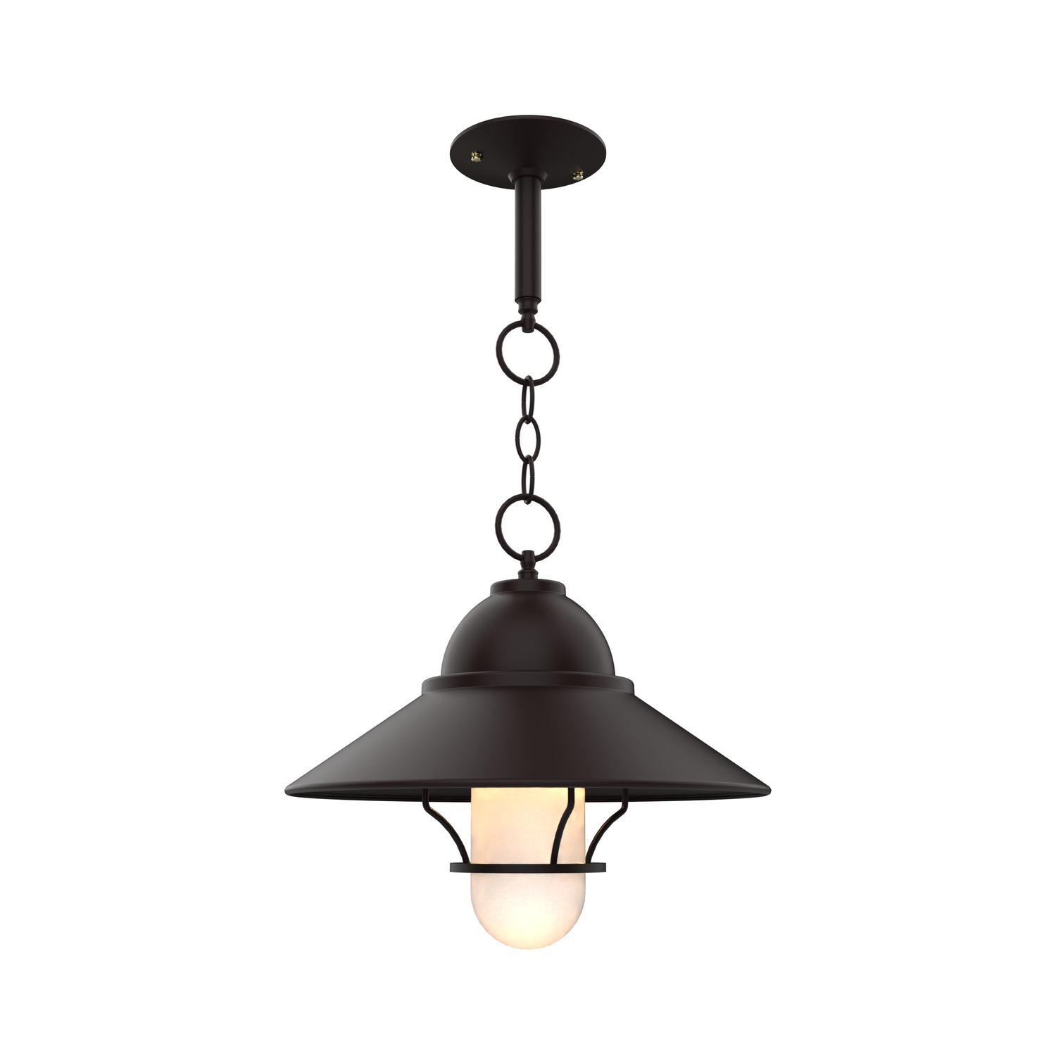 San Francisco - Chain Ceiling Mount with Globe and Large Grid - 32250