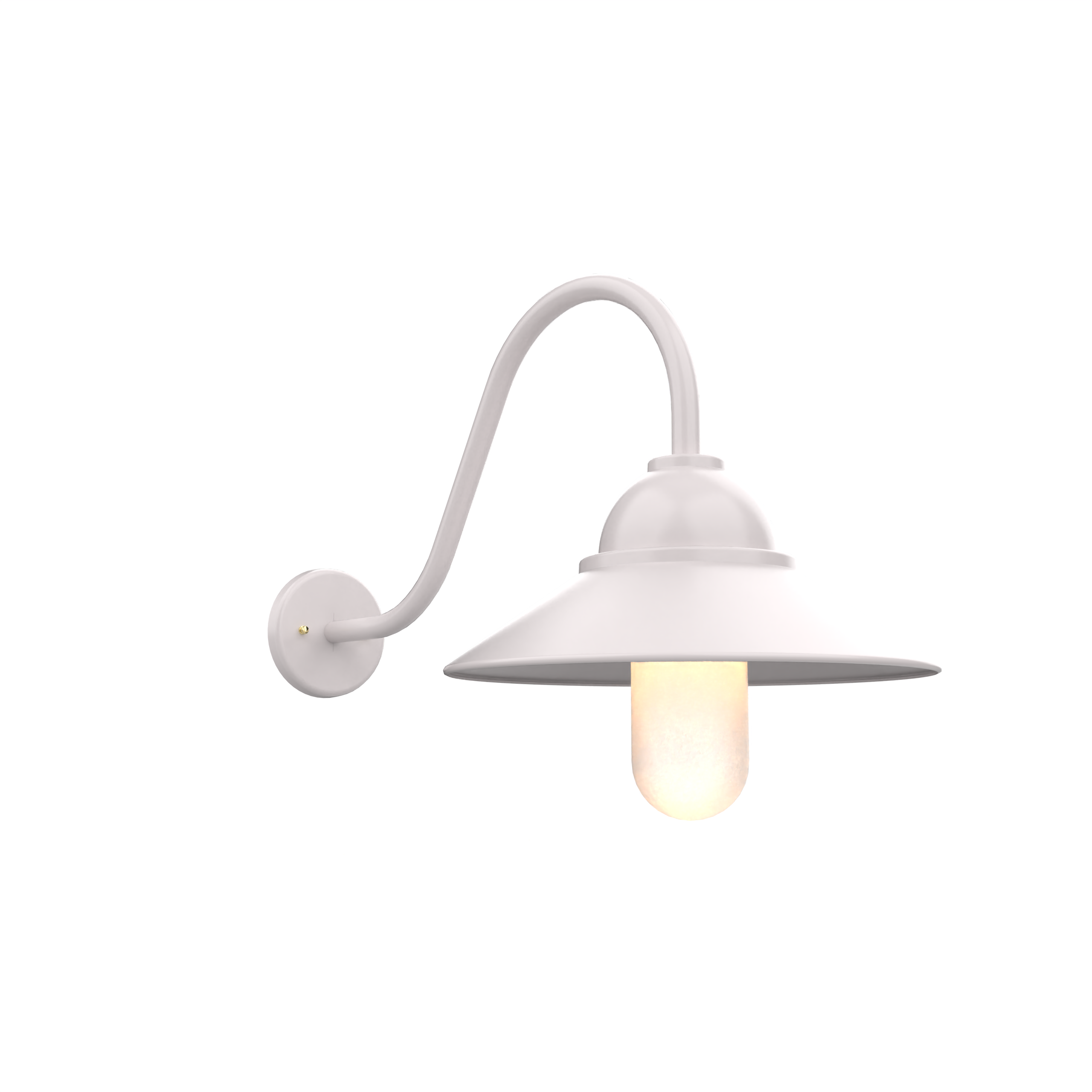 San Francisco - Luminaire mural extérieur montage vers le bas sur col de cygne avec globe format grand - 32392