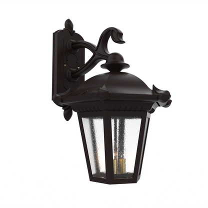 Montpellier - Luminaire mural extérieur montage vers le bas fond ouvert format grand - 33311