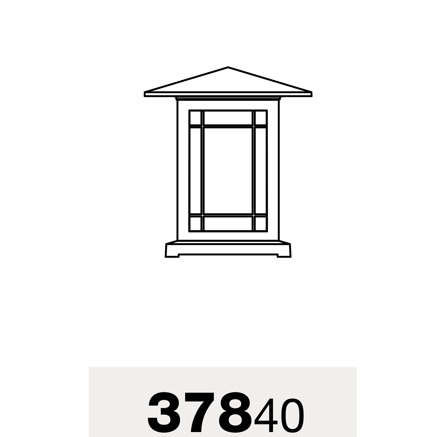 Arlington - Montage sur piédestal format grand - 37840