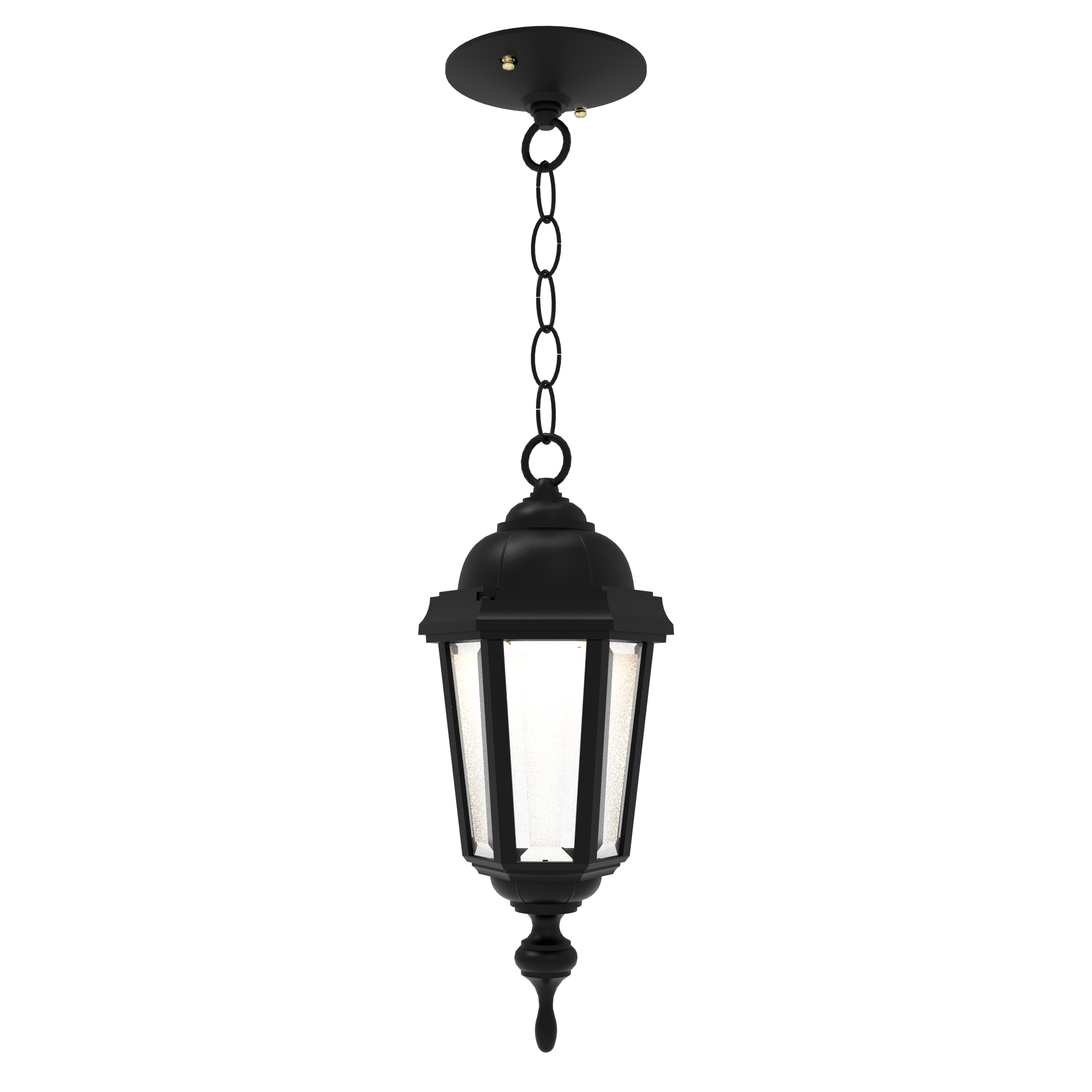 Vintage II - Ceiling mounting with chains closed bottom small format - 81004