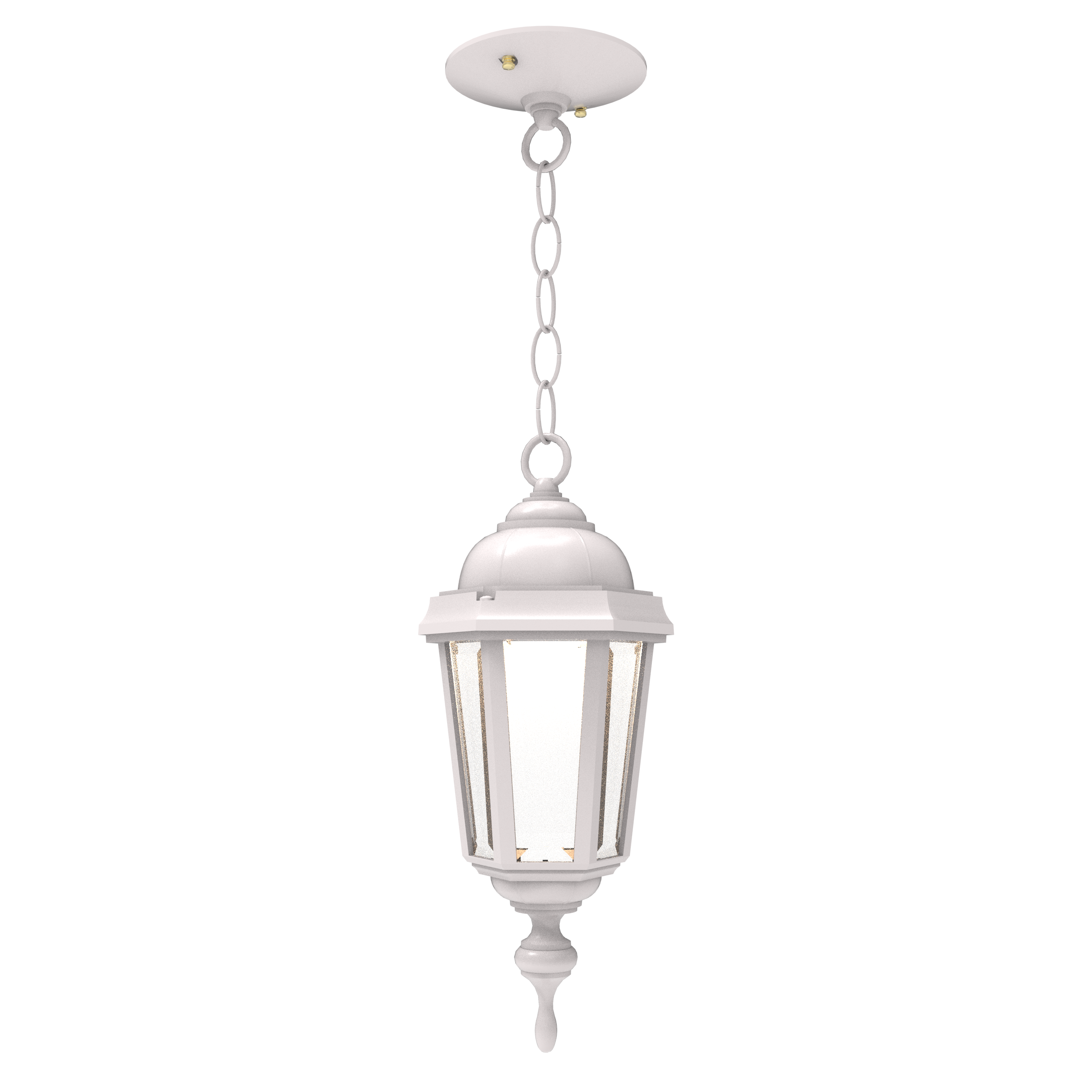 Vintage II - Ceiling mounting with chains closed bottom small format - 81004