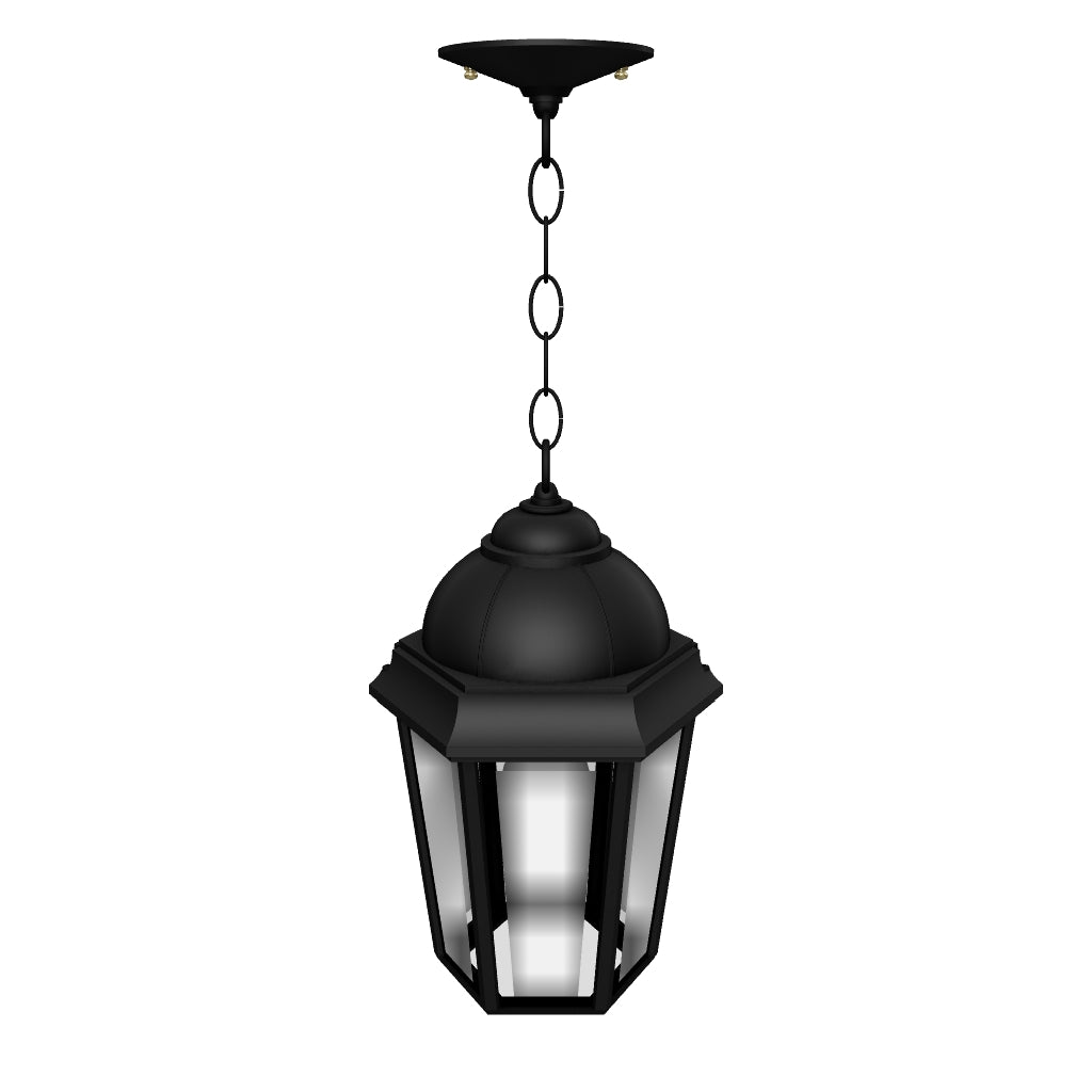 Vintage II - Ceiling mounting with chains open bottom large format - 81031