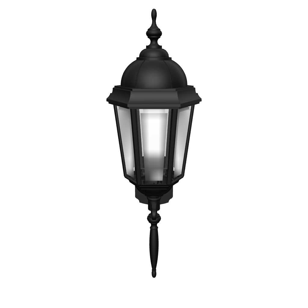 Vintage II - Wall mount up with large rod - 81034