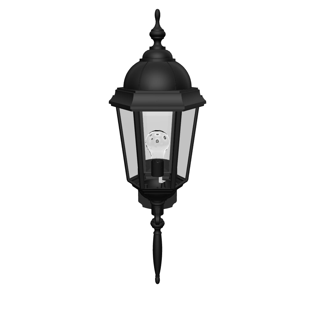 Vintage II - Wall mount up with large rod - 81034