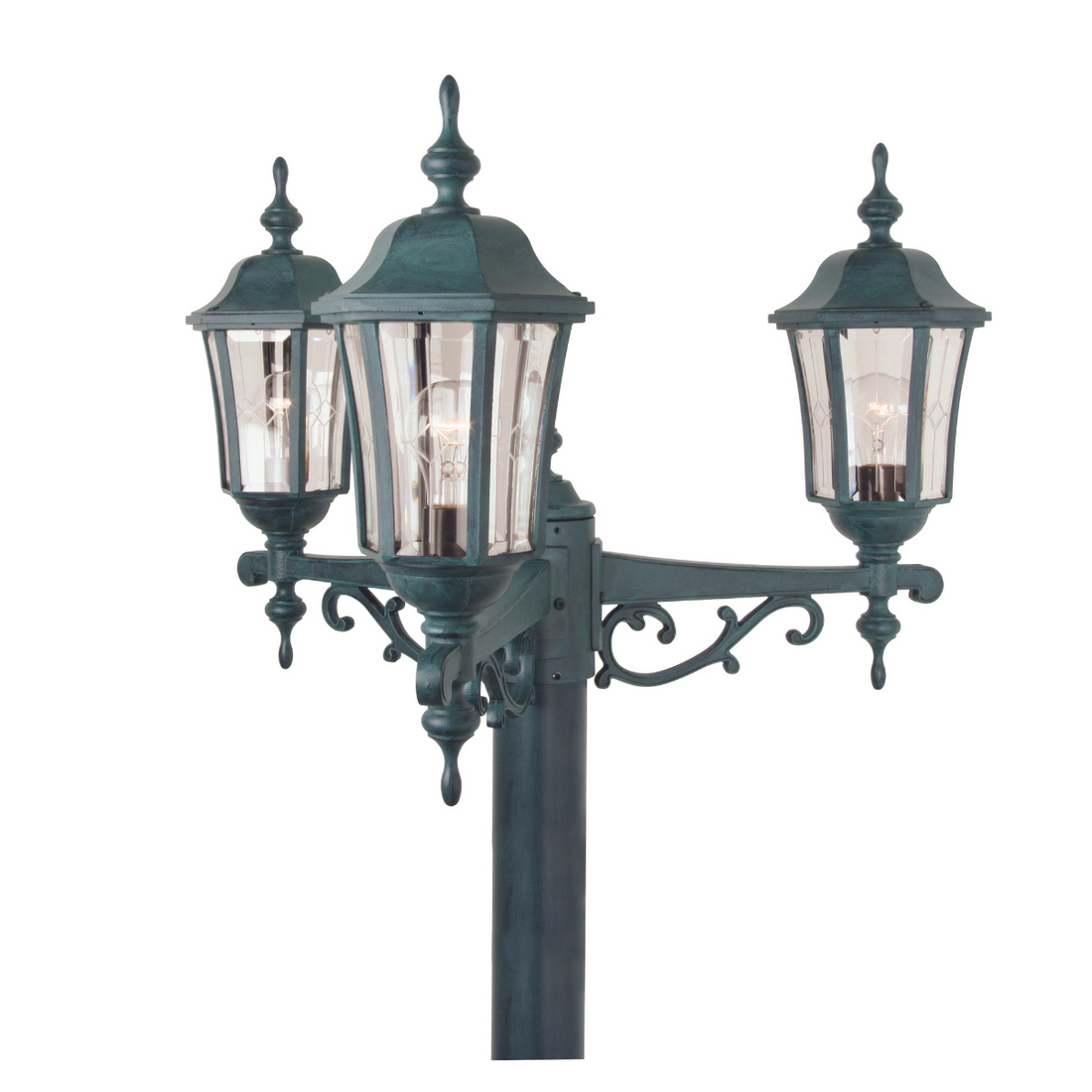 Vision - Montage à trois têtes pour poteau - 81471