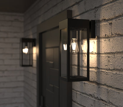 Stockholm • Luminaire mural extérieur montage vers le bas fond ouvert format moyen [21621]