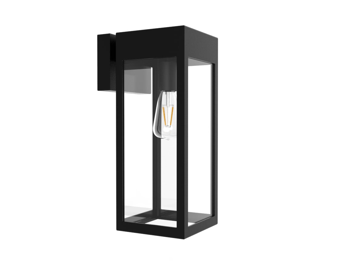 Stockholm • Luminaire mural extérieur montage vers le bas fond ouvert format moyen [21621]