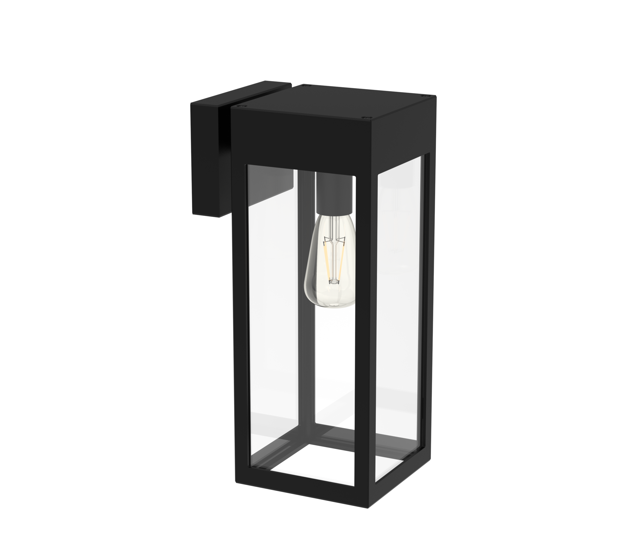 Stockholm • Luminaire mural extérieur montage vers le bas fond ouvert format moyen [21621]